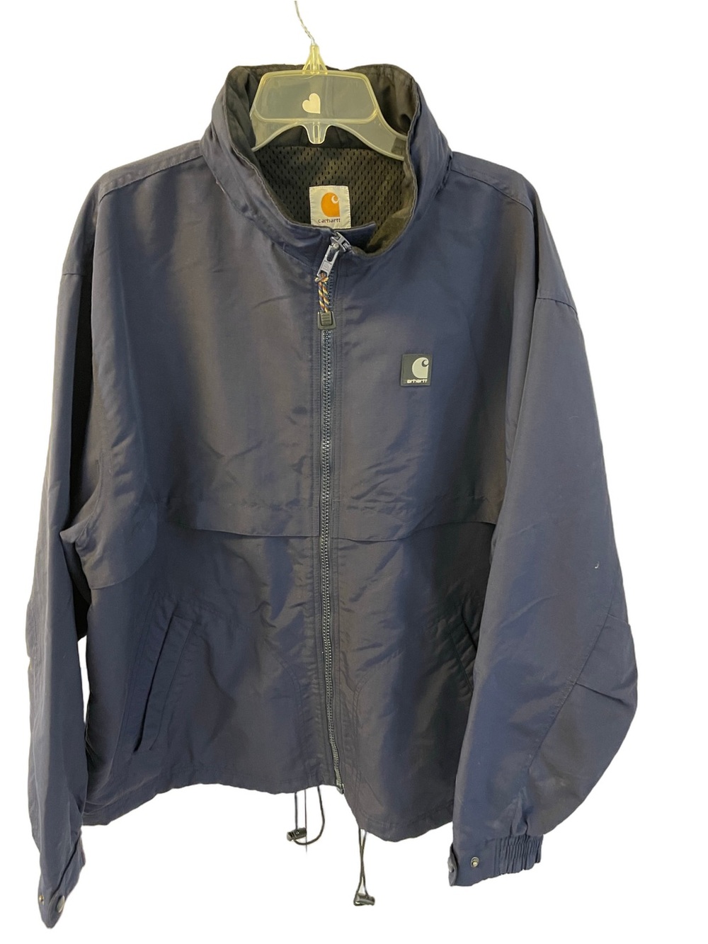 Carhartt Nylon Shoreline Men’s Jacket Navy Storm Defender Full-Zip Hooded  - 3XL